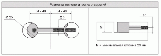 Стяжка для столешницы ZipBolt 10.520